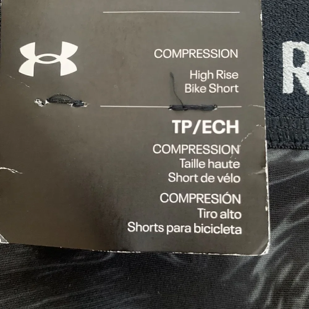 Under Armour woman’s size XS compression high rise bike shorts